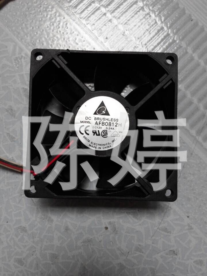 汕头陈店拆机翻新双滚珠散热风扇8025 12V  0.18-0.24A