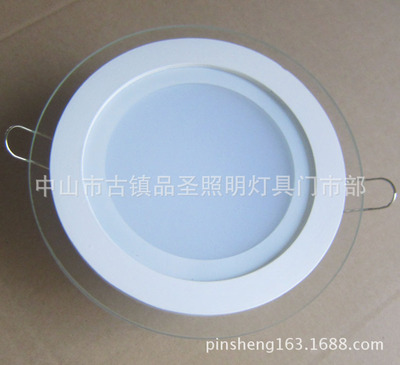 LED Glass Down lamp Shell 18W Patch Glass Down lamp 6 inch ultrathin Ceiling direct deal