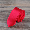 Men's black tie for leisure, 5cm, Korean style, 5cm, wholesale