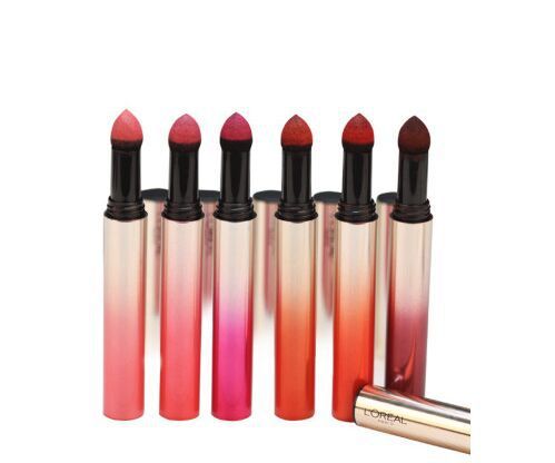 厂家直销 新款气垫唇彩 渐变彩色唇彩棒 唇彩笔 眼影刷 M2798