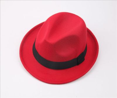 Autumn/Winter New Children's British Jazz Hat Fleece for Boys and Girls, Baby Top Hat Gift Hat Trendy Parent-Child Small Top Hat Korean Children's Hat