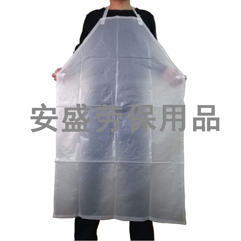 磨砂透明食品厂围裙防水围裙防酸白色pvc围裙牛筋水产围裙套袖|ms