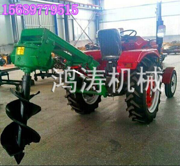 挖坑机拖拉 机