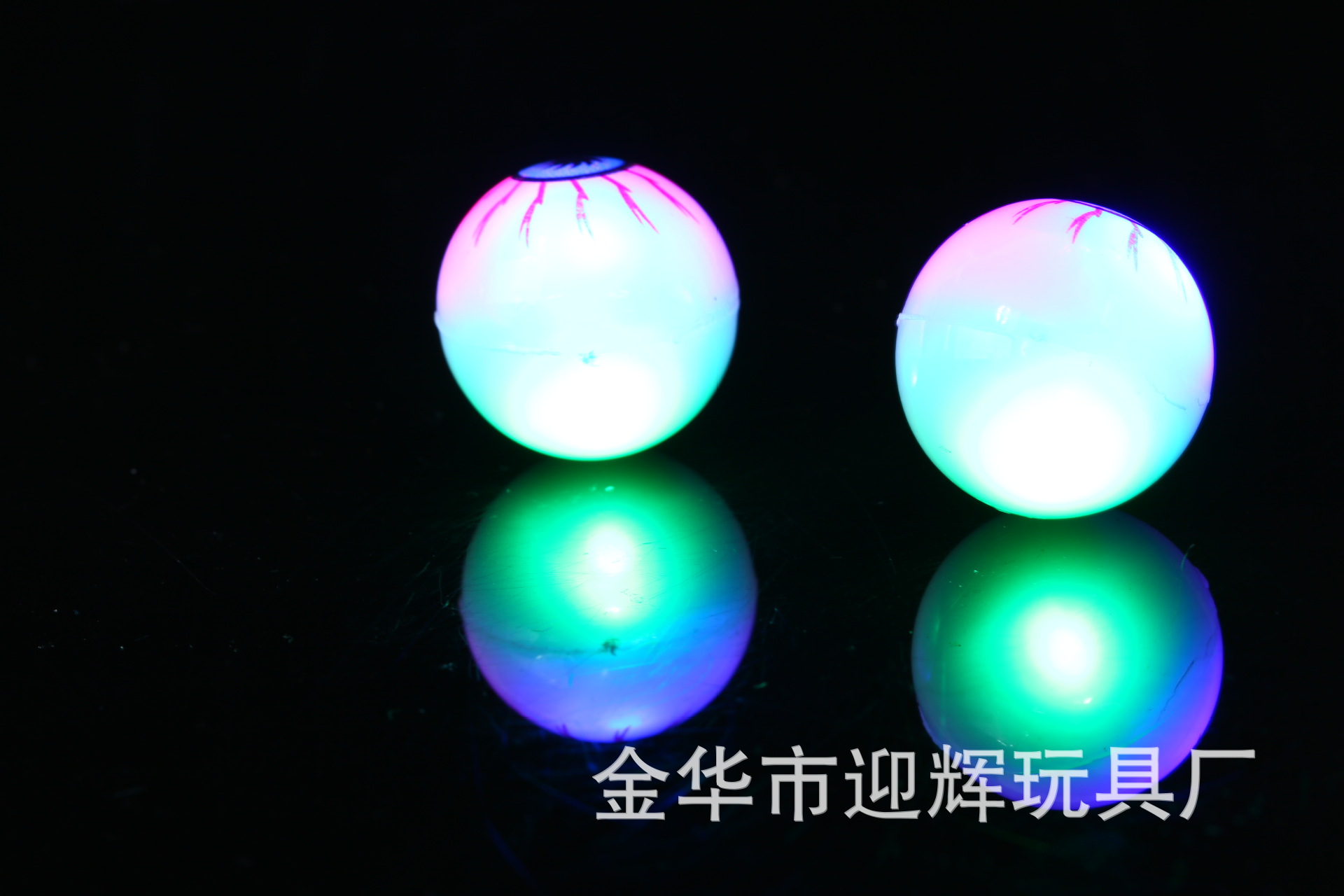 防水发光球 闪光弹力球闪光配件 地摊热卖发光小玩具led球-阿里巴巴