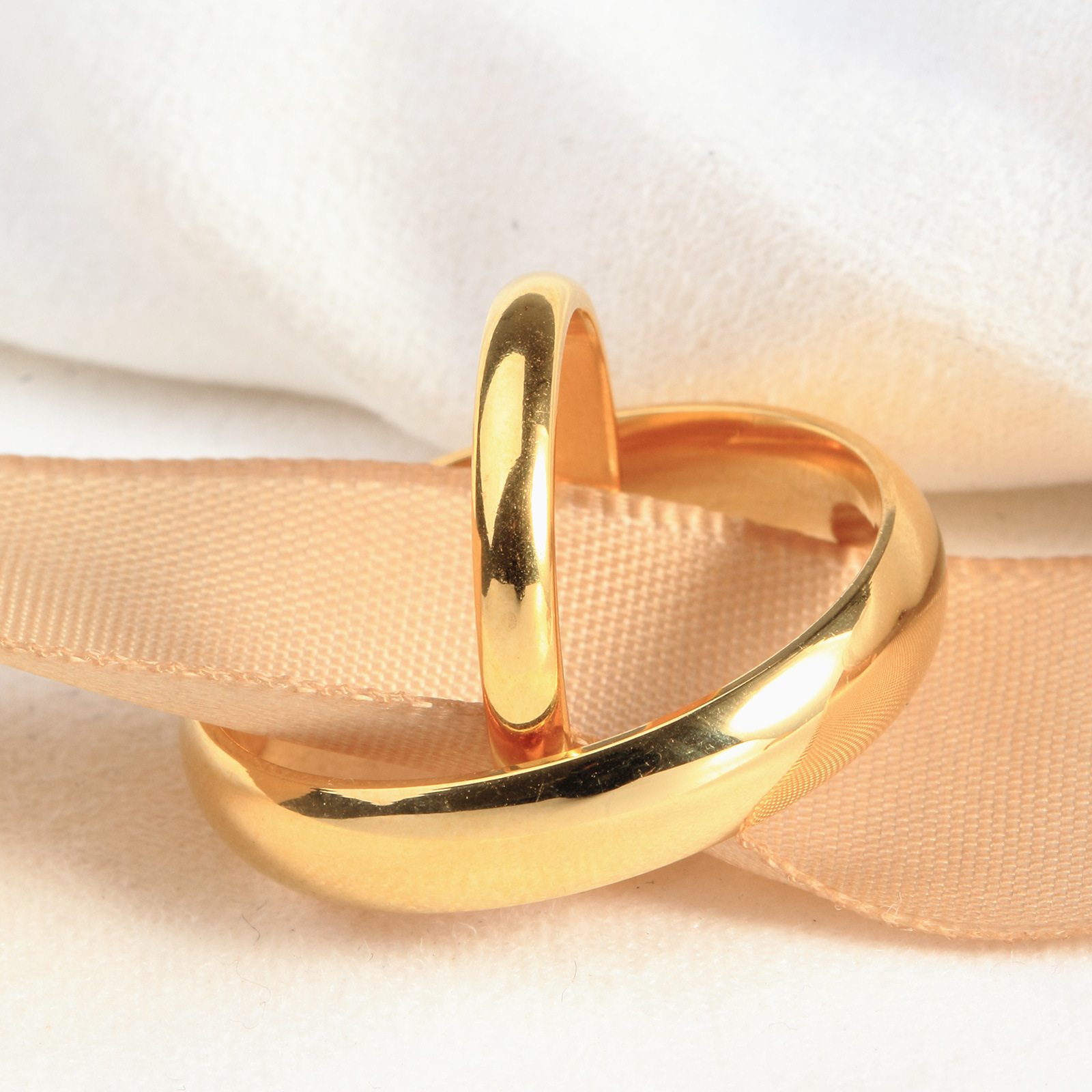 Join Europe and the United States stainless steel ring fashion jewelry wholesale blank gold titanium steel couple ring RU0019