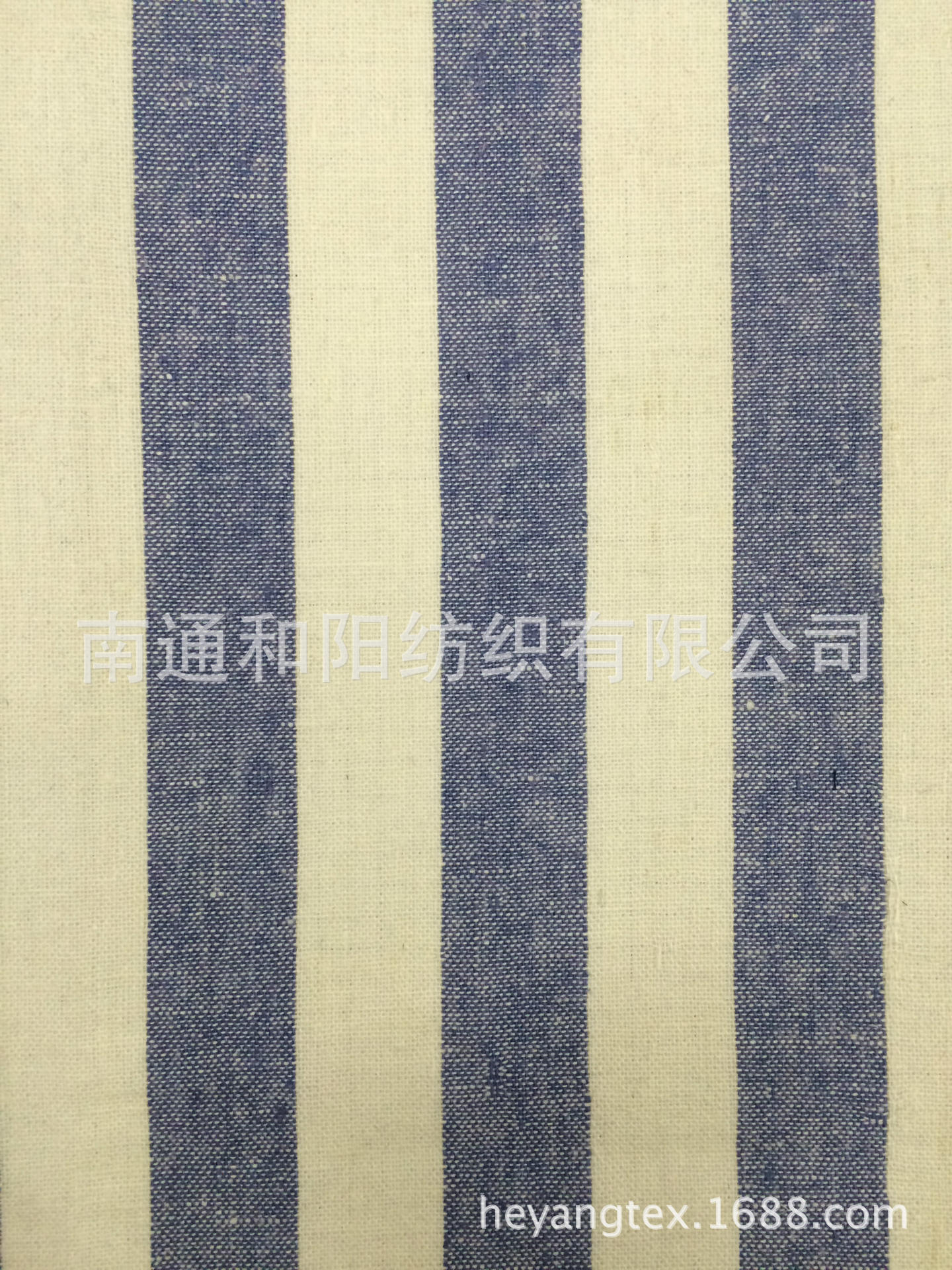 HY-15-61订货亚麻粘条子布Linen rayon piece yarn dyed
