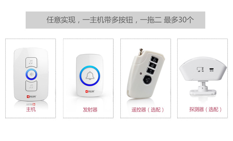 防盗迎宾门铃 M525