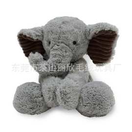 毛绒玩具厂家动物玩偶公仔，按图片开发大象毛绒公仔