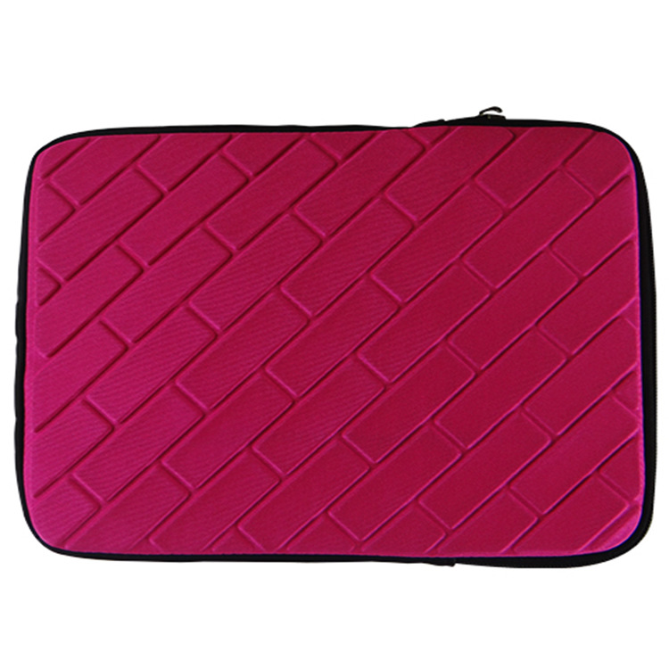 潜水料 厂家生产笔记本电脑包压纹笔记本12寸压膜拉链防水防震
