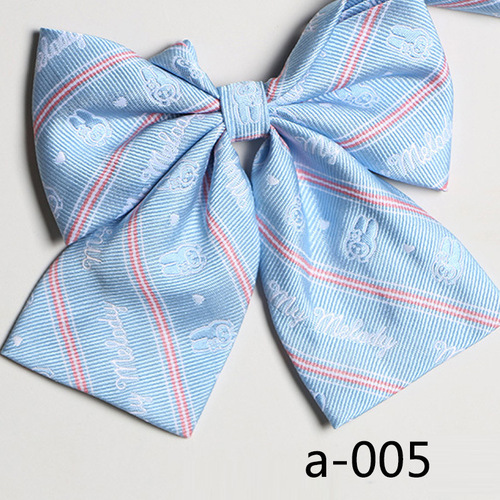 JK uniform bow tie day Japanese student butterfly embroidery bow tie school uniform workwear accessory