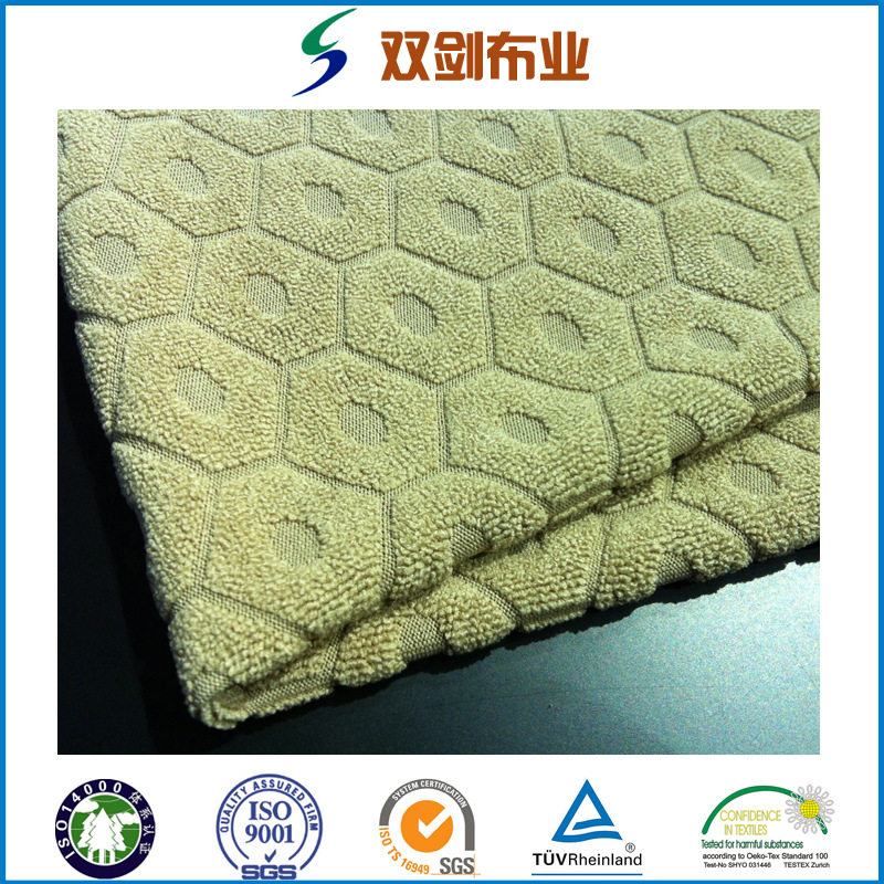 纬编绒布 常熟厂家销售 纬编提花绒 家居家用绒布面料