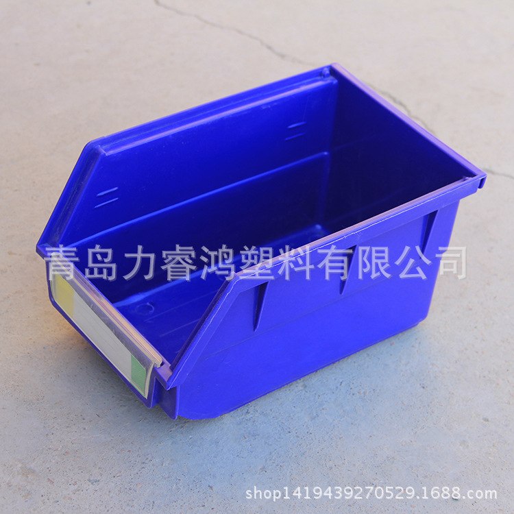 Plastic parts box BG-004 Plastic component box Oblique mouth parts box Hanging back Parts Box chart]