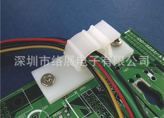 螺丝锁式固定座 隔离束线座 线卡 电线固定座 MWK330-1N 免费拿样