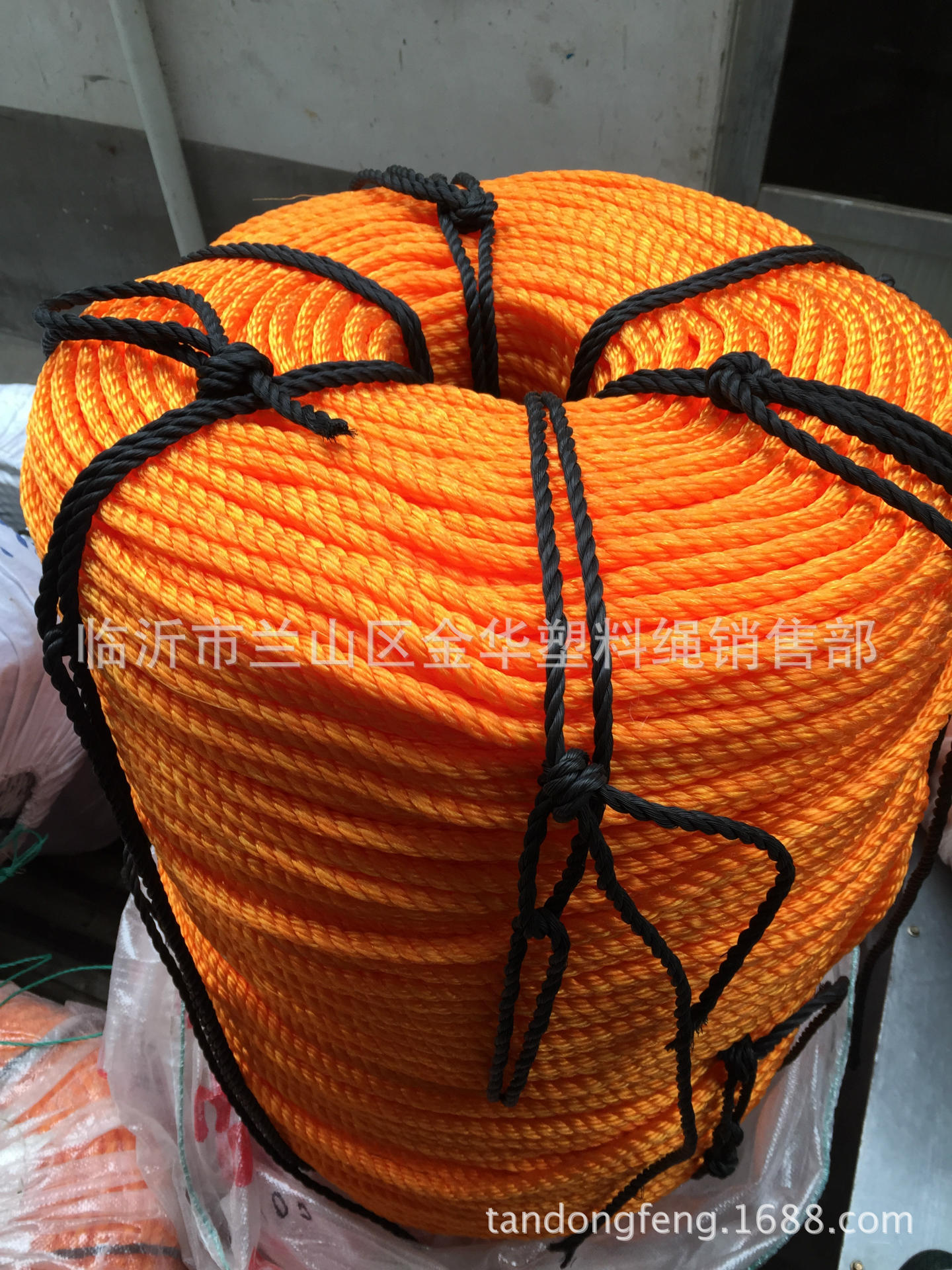 聚乙烯黄绳 金黄色 临沂市金华塑料制绳厂支持订购
