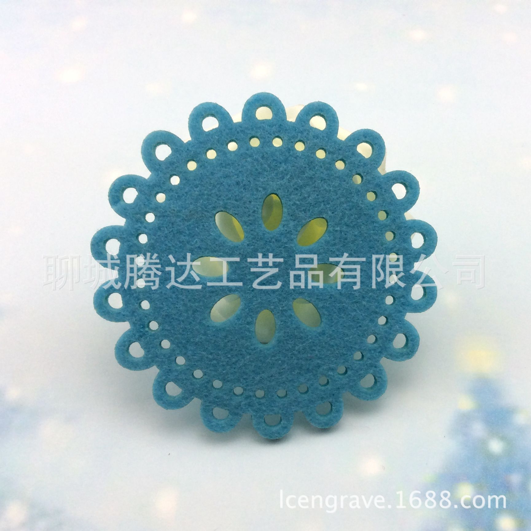 创意装饰隔热垫子精美毛毡杯子厂家批发手工毛毡垫挂件多纯手工