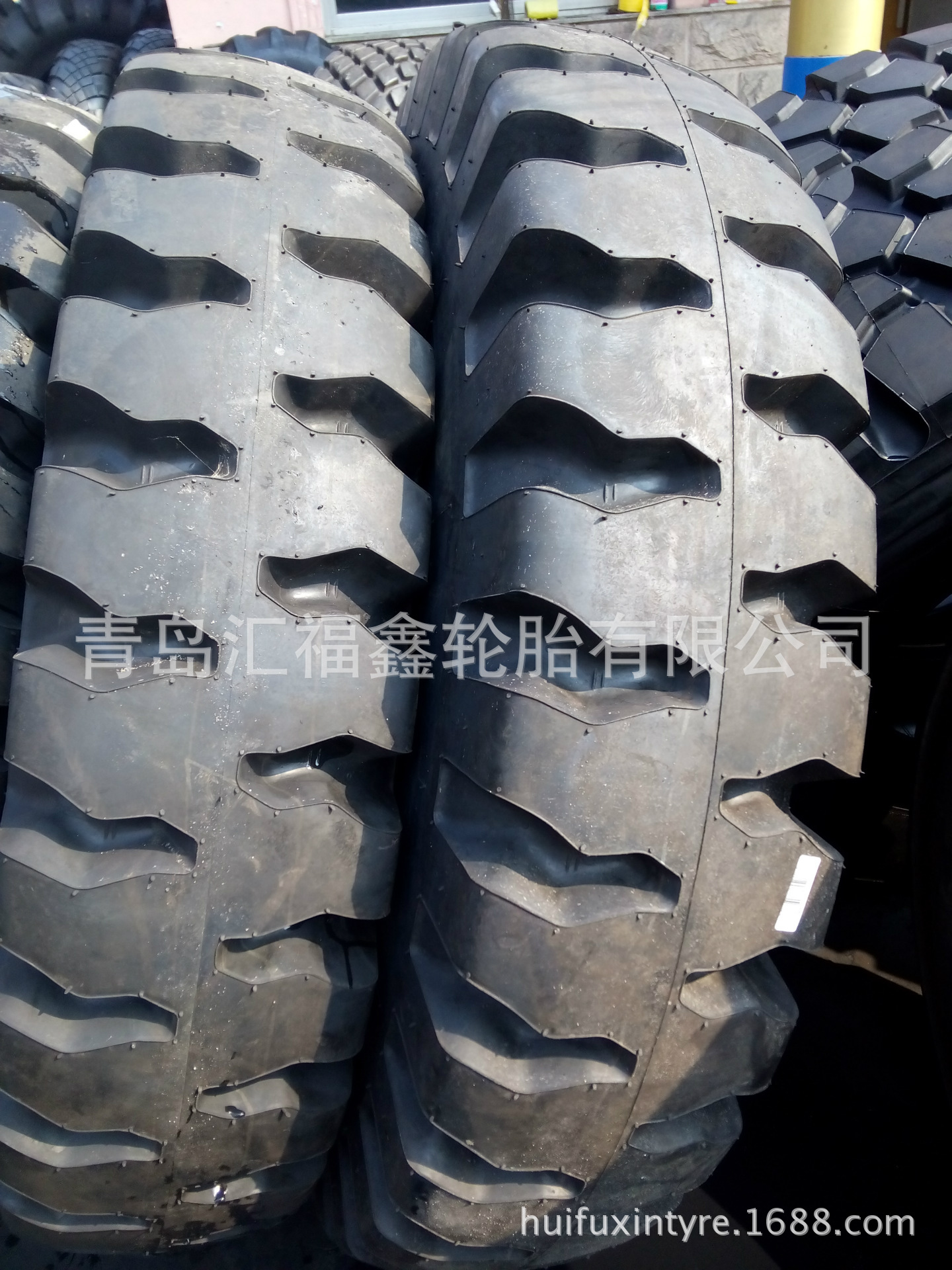 现货销售羊角花纹 E-4 12.00-24 1200-24河南轮胎 港机用港口叉车