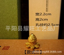 便携纯铜莲花香插香座香托 小巧线香盘香炉 莲花形款式三批发