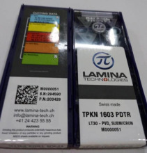 进口瑞士林米娜LAMINA铣刀片,铣削刀具TPKN1603PDTR LT30