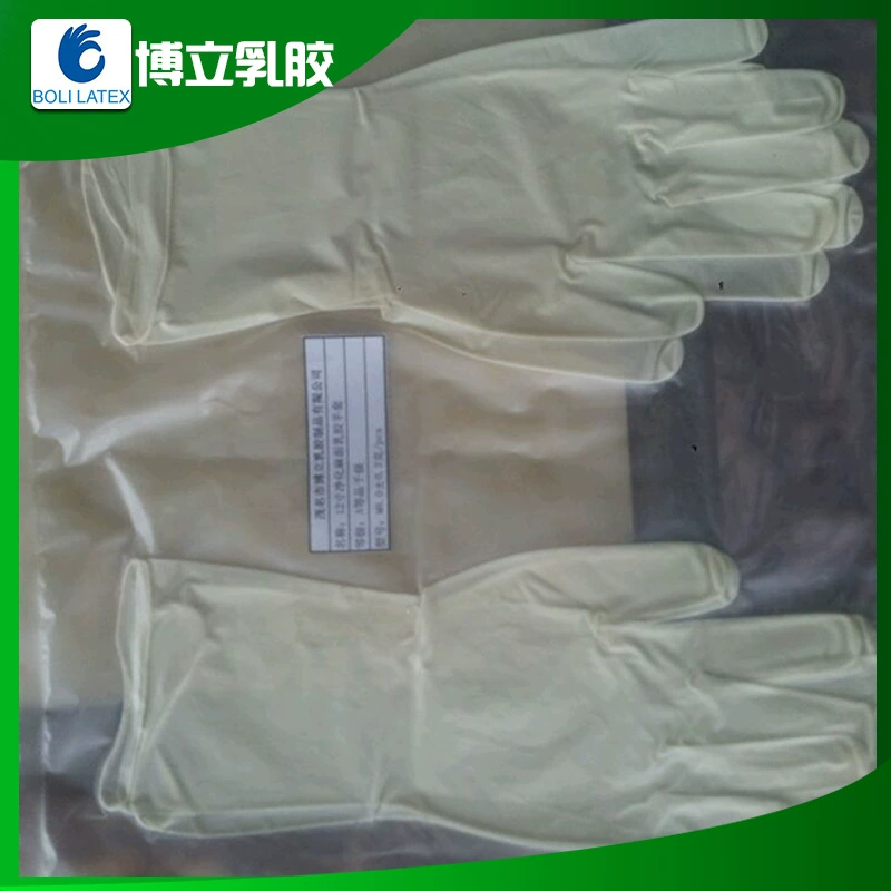 Большое производство класс А 12inch очищающие латексные перчатки, устойчивые к кислотам и щелочам, промышленные латексные перчатки