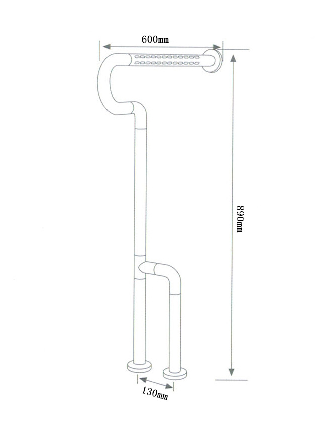 F—W0102  ：曲线型落地多用扶手