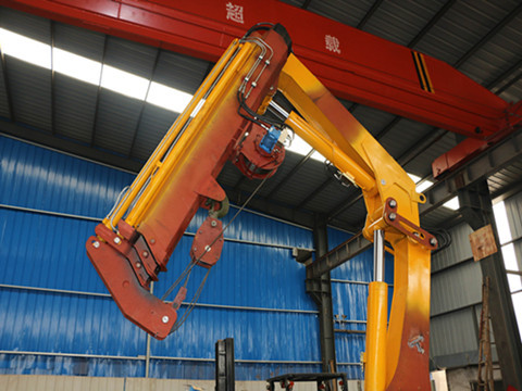 直臂式船用吊机CSQ12ZSB3/船尾吊/12吨船吊 非标定制船用起重机