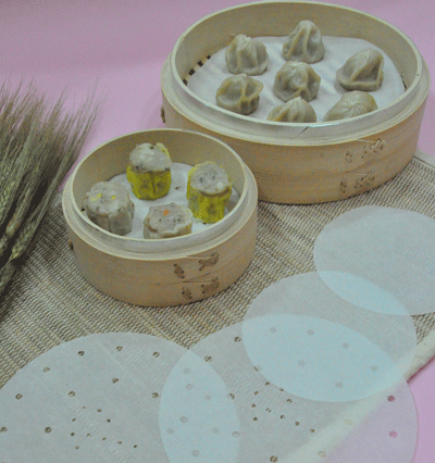 142mm蒸笼纸 蒸屉纸 馒头纸 包底纸 防油纸垫 食品用纸