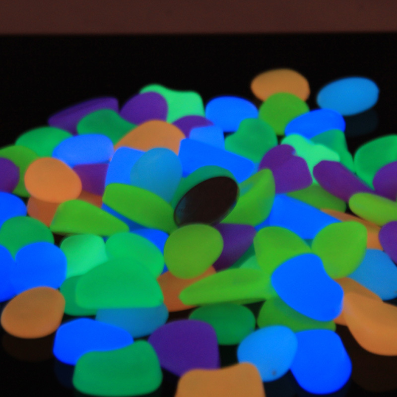 Multicolored luminous stone fish tank Landscaping Luminous stone Luminous pebble Aquarium Luminous Stone wholesale