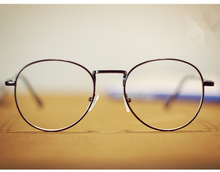 韩国原宿金属眼镜框近视男女款超轻复古文艺圆形细框眼镜框平光