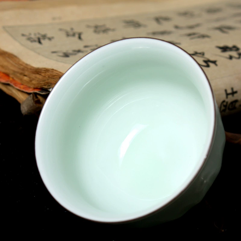 Пластик из керамики чашка для чая кунг-фу из чайного сервиза Celadon керамическая чашка чашка кунг-фу чашка Shadow Cosk - фарфоровая чашка для чая