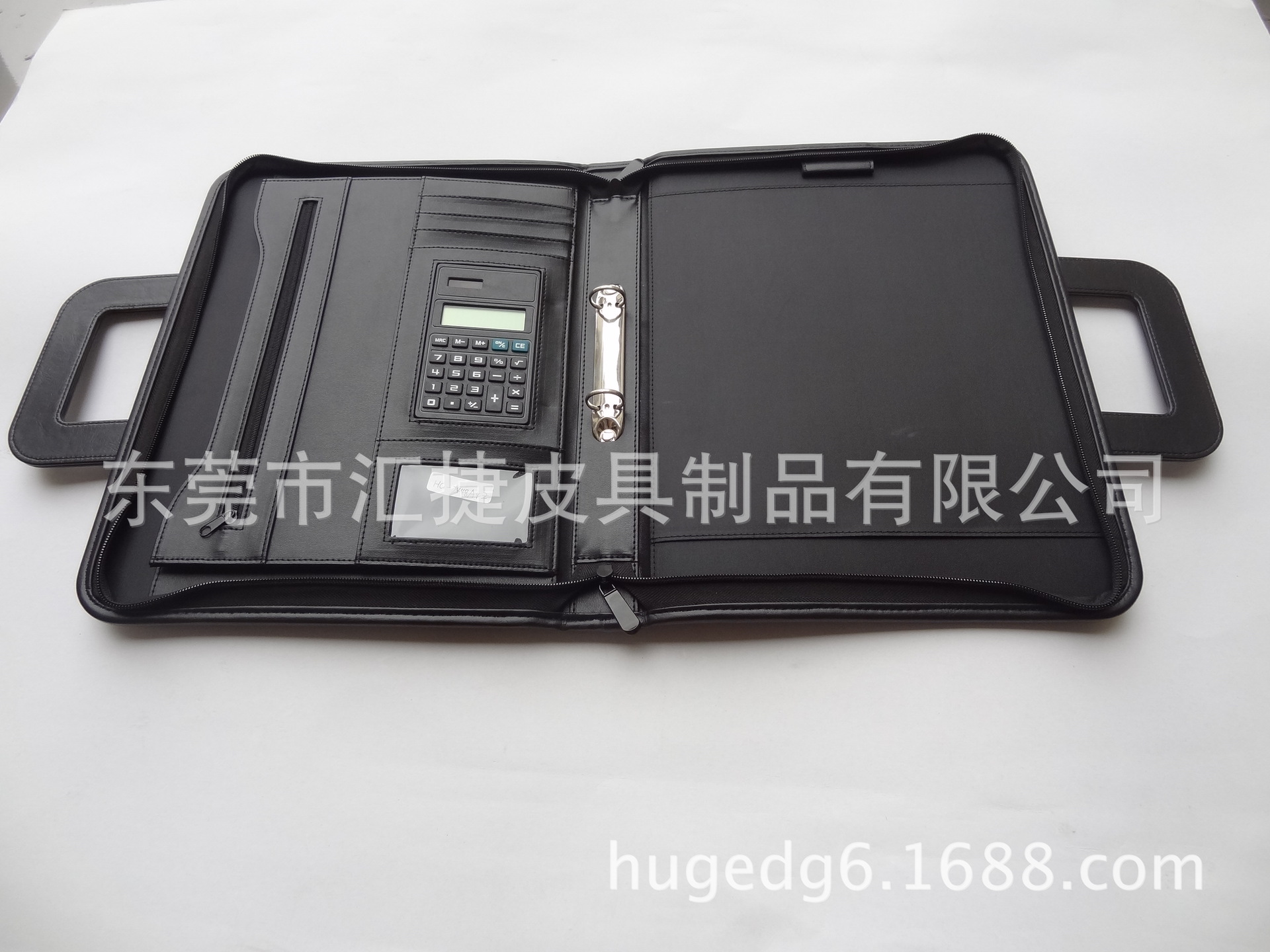 多功能手提经理夹皮革文件夹A4销讲夹公文包皮质会议夹厂家供-阿里巴巴
