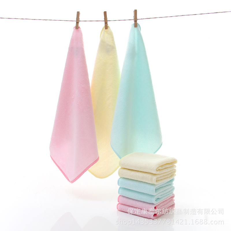 children Bamboo fiber Saliva towel baby Kerchief Feeding towel baby Towel Dishcloth gift wholesale