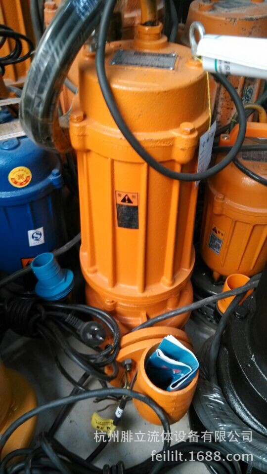 QW/WQ Submersible sewage pump 100-80-10-4KW Hangzhou Sewage pump Manufactor