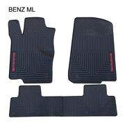 BENZ ML专车专用 车身贴合设计 品质环保成型鞋垫 黑色系列