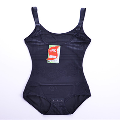 顺航8278连体塑身衣可调节肩带薄款束身衣