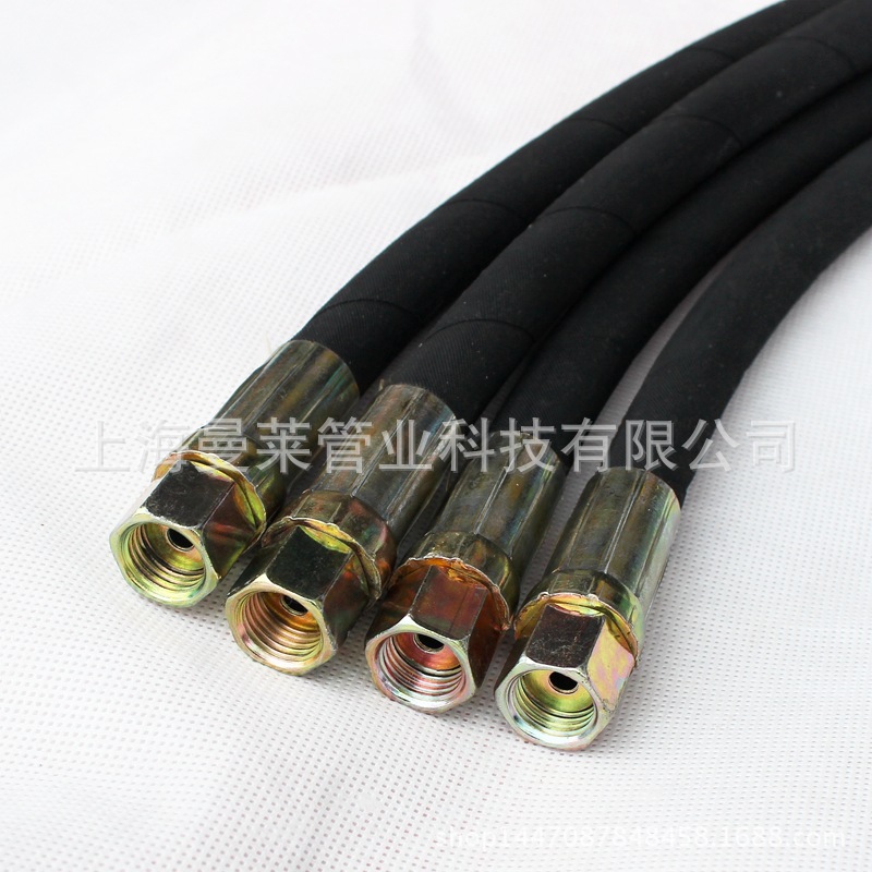 厂家供应 液压油管 钢丝缠绕液压油管 高压胶管 橡胶软管 油管