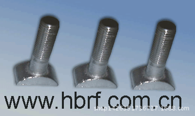 T型螺栓8.8级M22×55铁路钩头四方螺栓鱼尾螺栓源头工厂家