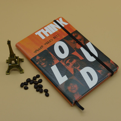 笔记本定制logo厂家 创意文具商务印刷PU革记事本 笔记本定做 