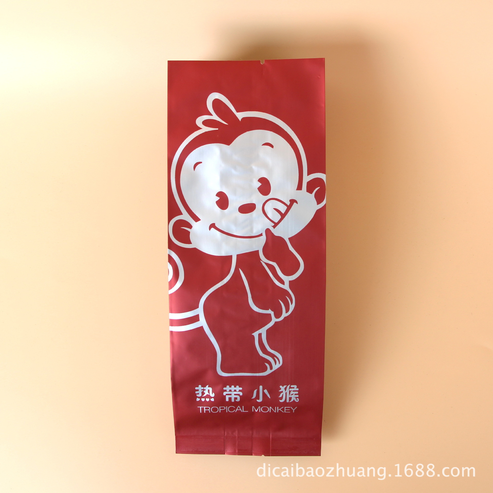 定制 四边封风琴式食品级铝箔袋 干果铝膜塑料内袋坚果包装热封袋