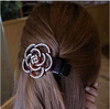 Hairgrip, acrylic crab pin, elegant hair accessory for princess, Korean style