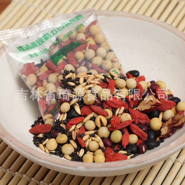Freshly Milled Five Grain Soy Milk Base Pack Low Temperature Baked Multigrain with Goji Berry 15 Sachets key features