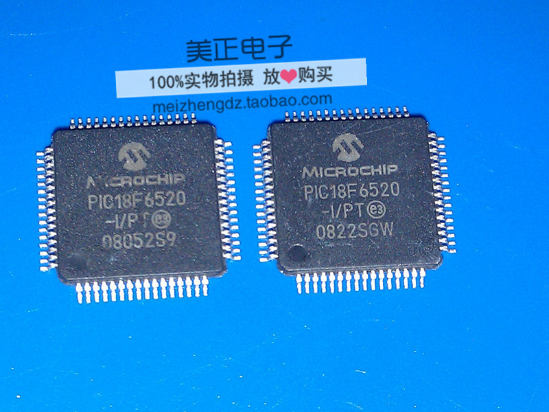 PIC18F6520-I/PT PIC18F6520-E/PT PIC18F6520-I/PTG TQFP64原装
