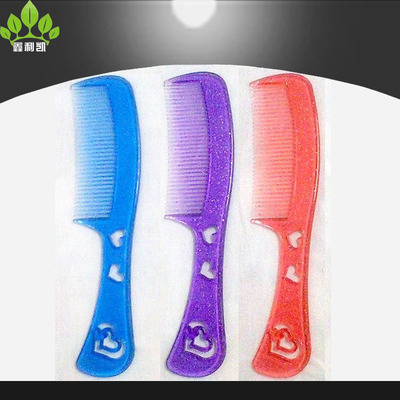 Manufactor Cheap customized Produce PS transparent environmental protection Plastic comb Plastic comb Plastic comb