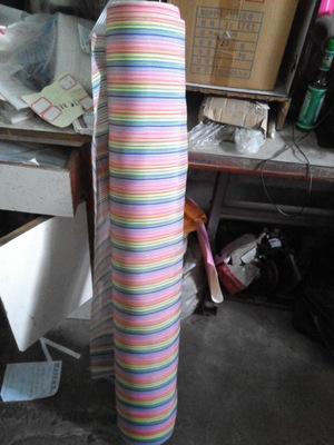 厂家现货供应尼龙十彩方格网布 彩条网布 礼品袋网布|ru