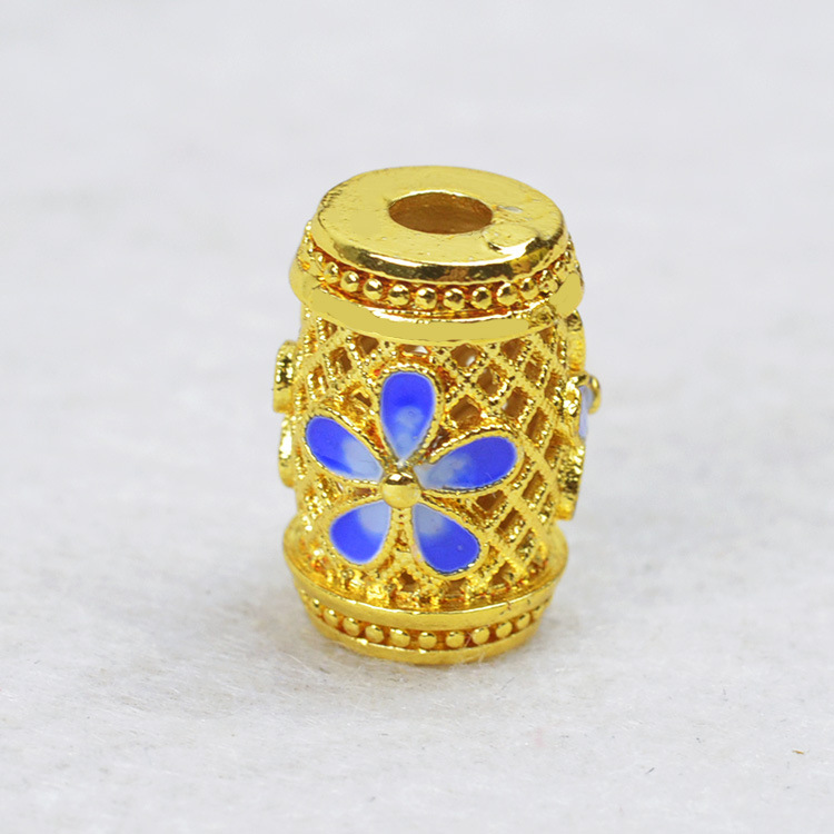 437023 D款 烧蓝饰品配件 烧蓝小商品散珠