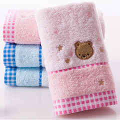 Pure Cotton Cartoon Towel Face Cloth Soft and Absorbent Adult Face Towel One-Time Delivery 3166WH