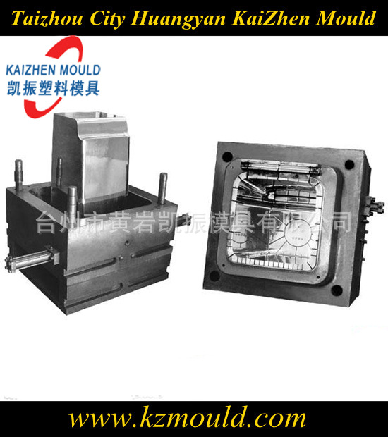 塑料感应垃圾桶模具 120L/240L大容量户外垃圾桶模具 注塑模具