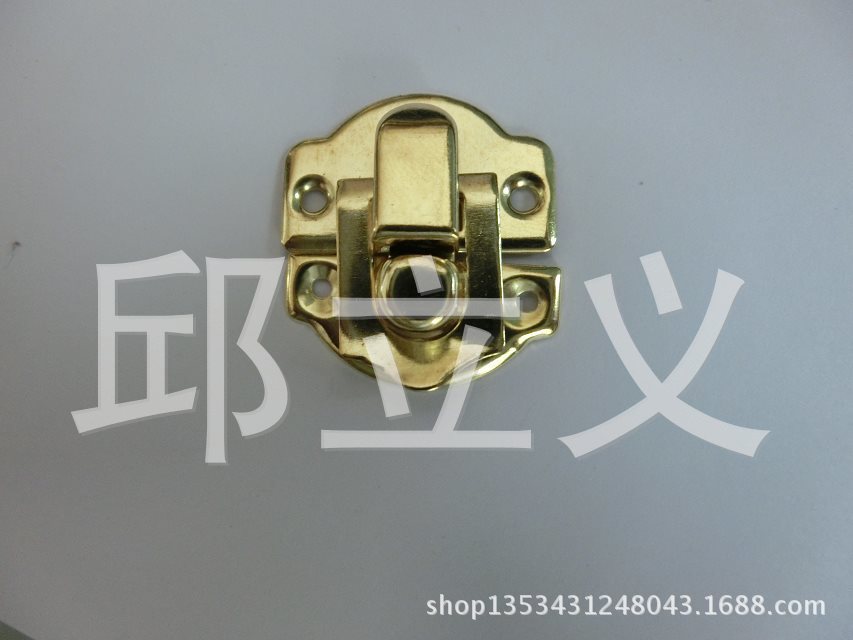 元宝箱扣小号元宝扣首饰盒扣小搭扣木盒搭扣搭扣锁扣33*32MM