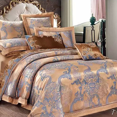 純棉床蓋夾棉加加厚活性 歐式床單 床上用品 壹件代發 加盟