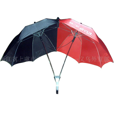 Hot models characteristic Double pole Couples Umbrella Red and black Umbrella Manual leisure time Travel? Double Umbrella Cheap