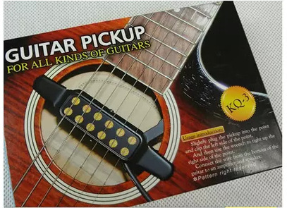 Qinghuahuang KQ-3 sound hole acoustic guitar pickup without drilling holes